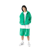 Cロゴワンタックサテンショートパンツ / C LOGO ONE TUCK SATIN WIDE SHORT PANTS