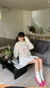 Pink Bow Sweatshirt