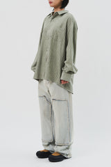 Cream Double Denim