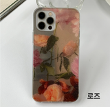 レインフラワーローズフォーンケース / Rain Flower rose Phone Case