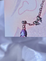 violet ribbon piercing