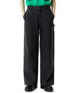 Carpenter Wide Denim Pants - 2 color