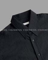 ウォッシングルースフィットクロップシャツ / ECT Washing Loose-Fit Cropped Shirt (4 colors)