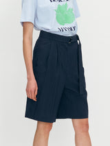 Two tuck half pants - Butter cream (6699527700598)