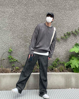 うるふリネンデニムパンツ/WOLF LINEN DENIM PANTS(XS~L)