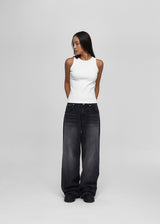 [B-BASIC] Round Neck Napping Sleeveless