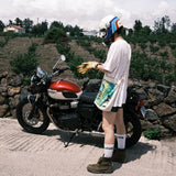 [Patchwork Canvas Bag] Life in Travel-Tie-dye Lime (6625179926646)