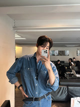 シグルーズフィットデニムパンツ/LMN Sig Loose Fit Denim Pants (4 colors)
