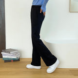 Pocket Detail Bootcut Pants (6684157378678)
