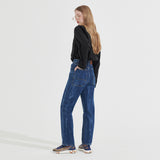 クラックウォッシングデニムパンツ/Crack Washing Denim Pants _ Dark Blue