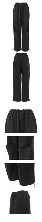スリットパンツ / SLIT PANTS IN BLACK