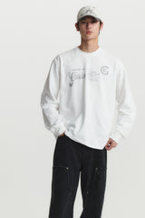 GRAPHIC PRINTING LONG SLEEVE (white)