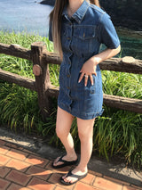 コメリーデニムドレス