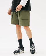 SIDE FLAP POCKET SHORTS (KHAKI) (6585208832118)