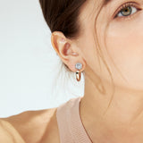 ワンポイントフープピアス / One Point Hoops_Silver