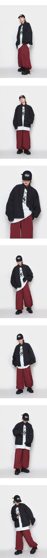 ナイロンボタンシャツジャケット / nylon button shirt jacket
