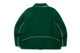 WOOL PIPING BIKER JACKET