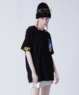 BIG WAVE 1/2 T-SHIRT_BLACK (6581193080950)