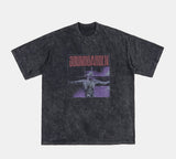 Soundgarden printing crack washed t-shirt