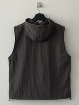 Track anorak vest