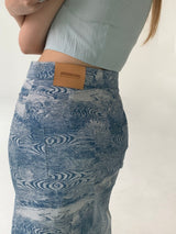 (L/S Collection) Annual Ring Lace Skirt