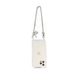 シルバーチェーンフォンケース / 486 SILVER CHAIN PHONE CASE (SHORT)