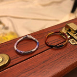レターリング3 / [CCNMADE] LETTER RING 3 (Beige-brown) (6678686826614)