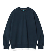 レイヤードスウェットシャツT62/Layered Sweatshirt T62 Navy