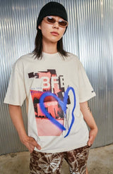 ラブシティTシャツ/love city tee_ ivory