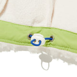KIRSH X MISAKI KAWAI FLEECE MIX PATCH STADIUM MEN JACKET [IVORY]