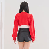 ミッドラインネッククロップTシャツ / (9085) Midline Neck Crop Tee