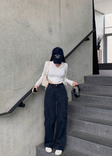[BELLIDE MADE] Colorful Cotton Cargo Pants