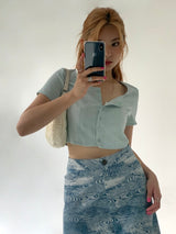(L/S Collection) Annual Ring Lace Skirt
