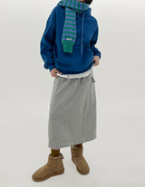 グリークブラッシュフーデッドTシャツ/Greek Brushed Hooded T-Shirt (3color)