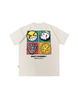 ディコメイトTシャツ　クリーム