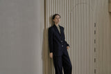 ウールツイルセットアップジャケット/WOOL TWILL SETUP JACKET_NAVY