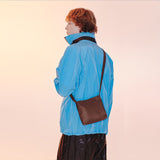 Lightweight Crossbody Bag (Brown)