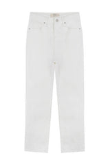 フラットクロップジーンズ / FLAT CROP JEANS / SLIM STRAIGHT PANTS