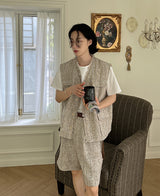 サマーメイズツイードセットアップ (2 color)