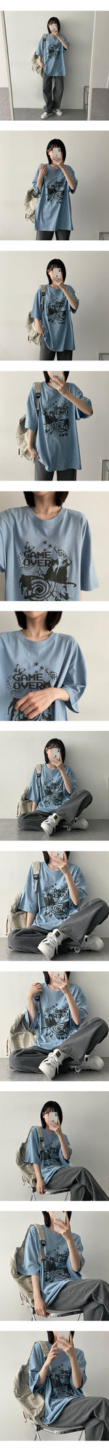 ゲームオーバーTシャツ / Game over t-shirt