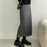 ビランバックオープンロングスカート / Viran back open long skirt