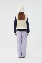 チェリーファーパディングベスト / CHERRY FUR PADDING VEST [BEIGE]