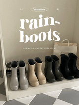 Short Rain Boots (4color)
