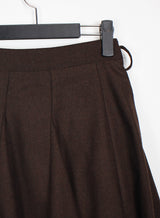 カットアンバランススカート/Cut unbalanced skirt (2color)