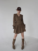 ホピラップミニワンピース / Hopi Wrap Mini One Piece (2color)
