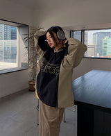 (UNISEX) 起毛VネックフォースMTM
