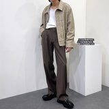 レザーピンタックジャケット/EV leather pin tuck jacket (3 colors)