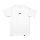 TZ SPLIT AMBIGRAM TEE - WHITE (6635134091382)