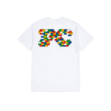 ブロックT / Block Tee - White