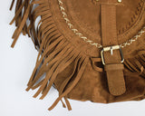スエード フリンジ ショルダーバッグ / suede fringed shoulder bag